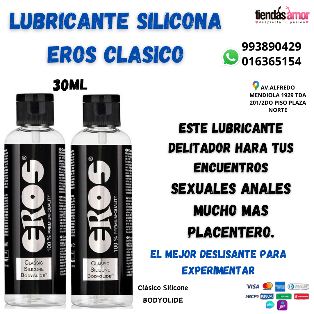 LUBRICANTE SILICONA EROS CLASICO